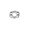 HJS 82 34 6561 Clamp Set, exhaust system